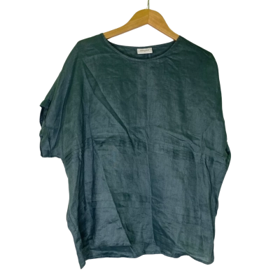 Susan Womens  Size 8 Short Sleeve Top Green 
