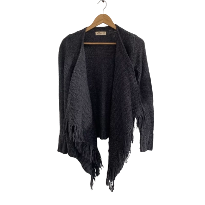 Hollister Womens  Size M Winter Coat Black  / Grey 