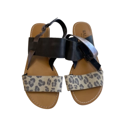 Walnut Melbourne Size 36 Sandals Animal print/Black/Brown/Grey BNWT
