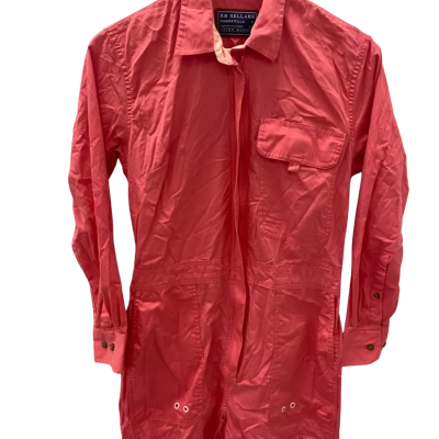 RB Sellars Womens  Size 8 Long Sleeve Jumpsuit Pink  