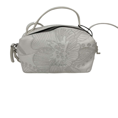 Desigual Mini Shoulder Bag White 