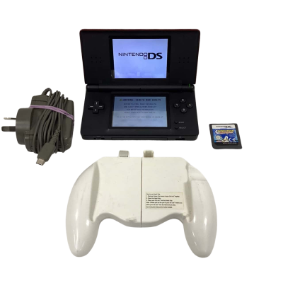 Nintendo DS Lite Crimson/Black Tow Tone Bundle