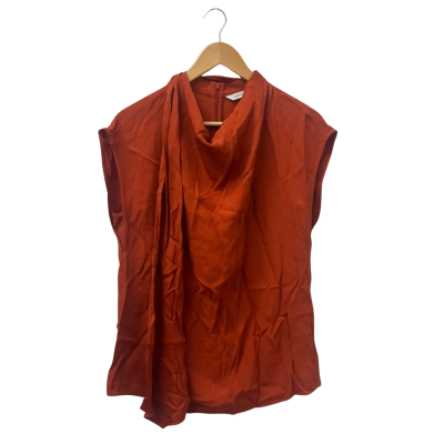 Veronika Maine Womens  Size 12 Sleeveless Top Rust