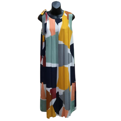 ELK The Label Pleated Collage Dress in Size 8