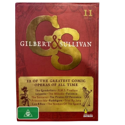 Gilbert & Sullivan Comic Opera Collection - 12 Operas Across 11 Discs!