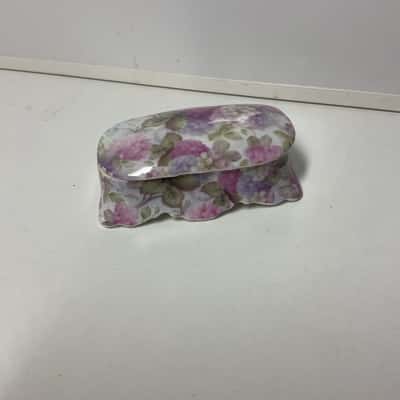 Florence Collectables glass trinket box 