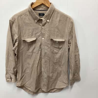 Sportscraft Mens Long Sleeve Shirt Brown (d)