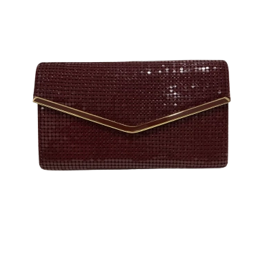 GC Women’s Maroon Glomesh Clutch