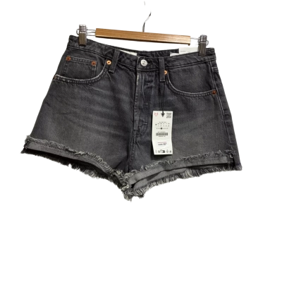 Zara, Womens, Size 10, Grey ripped shorts
