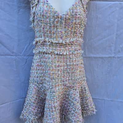 Elliatt Womens  Size M Cocktail Dress / Halter Neck Dress / Midi Dress Pattern 