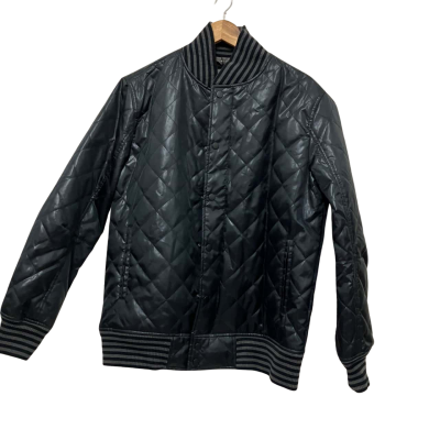 Black Scale Mens  Size L Front Zipper Black  / Grey 