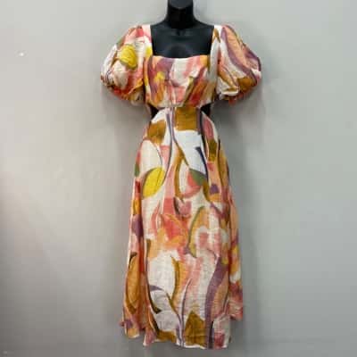 St.Frock Womens  Size 8 Midi Dress Multicoloured 