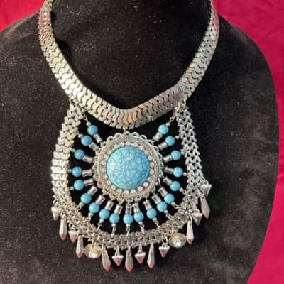  Women's Boho Statement Necklace 