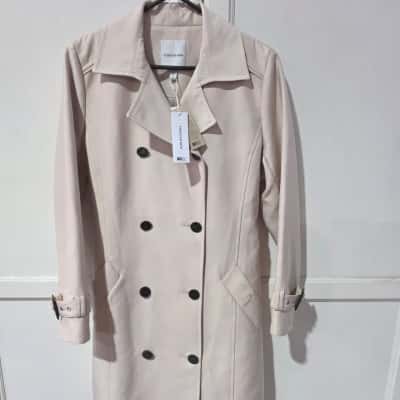 Forever New Womens  Size 18 Trench Coat Beige 