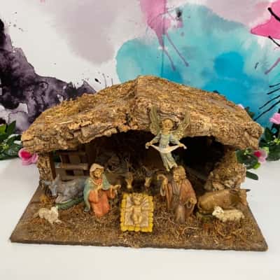 Large Christmas nativity set 