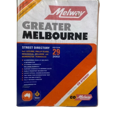 Melway 2002 29th Edition 