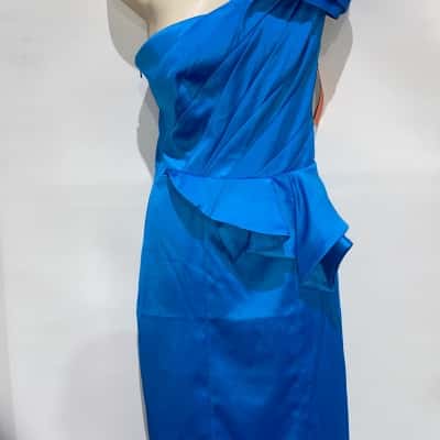 KAREN MILLEN Women's  Cocktail Dress in Size 12 in Blue 