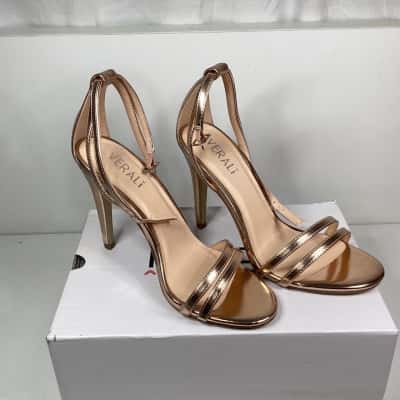 Verali rose gold heels - Size 7 
