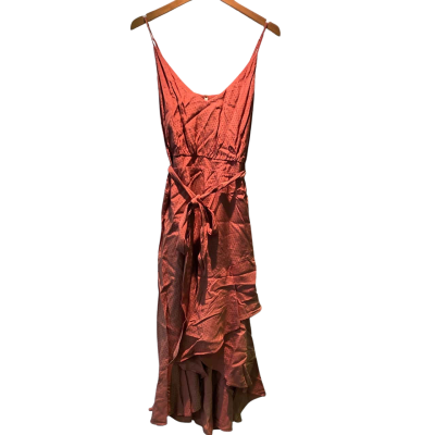 Forever New Womens  Size 8 Shoestring Strap Dress Brown 
