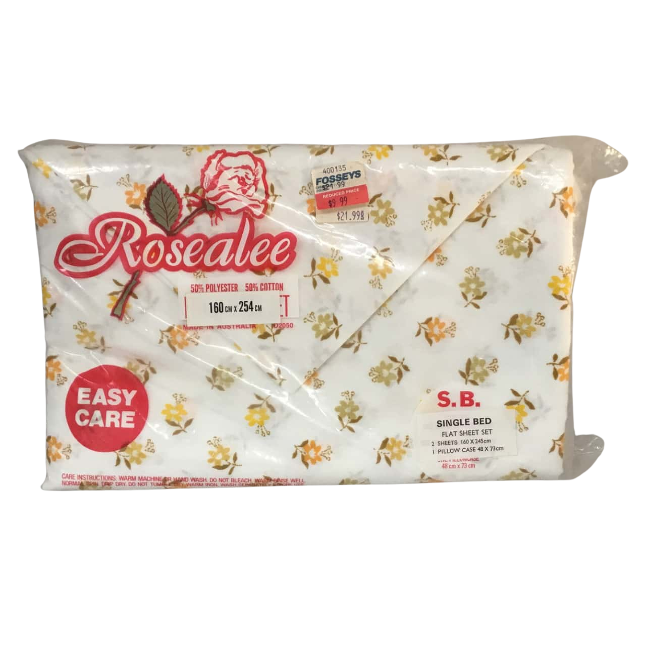 BNIB Vintage Single Bed Sheet Set Flower Design(s)