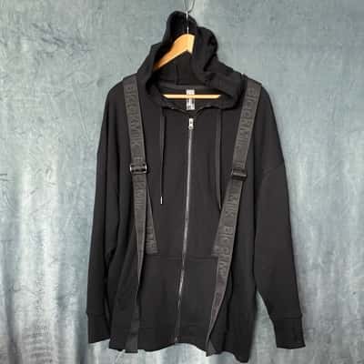 BlackMilk Womens  Size M Black long sleeves hoodie