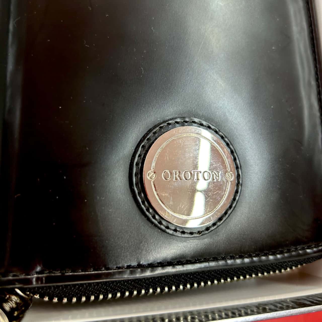 Oroton Metropolis Wallet Black Multi Pocket Zip Around *new without