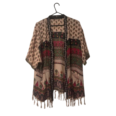 Women’s Ishka Lightweight Jacket Size 10 Floral Peach