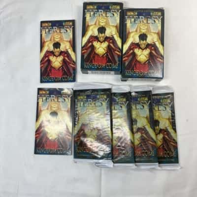 Heresy Kingsdom Come card game starter deck and booster pack