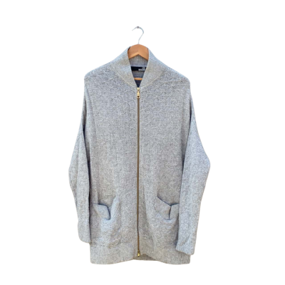 Womens Love Moschino Longline Cardigan Grey 