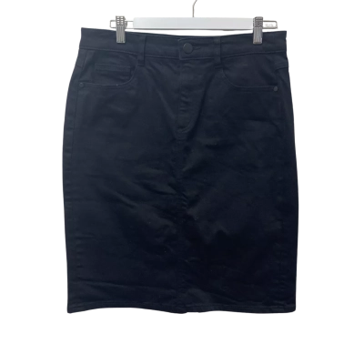 Sportscraft Womens  Size 10 Midi Skirt Black -99% Cotton - SEE LABEL
