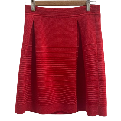 MAX&Co. Red Wool Skirt  Size S 