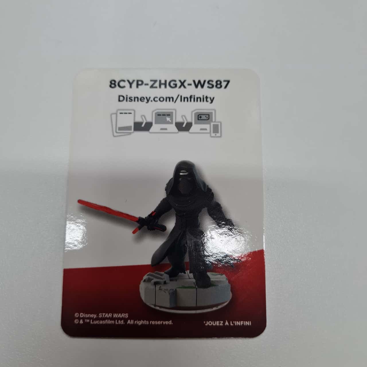 Disney Infinity Kylo Ren and card