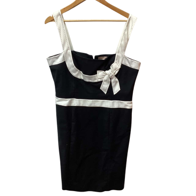 Diana Ferrari Womens  Size 16 Cocktail Dress Black  / White 