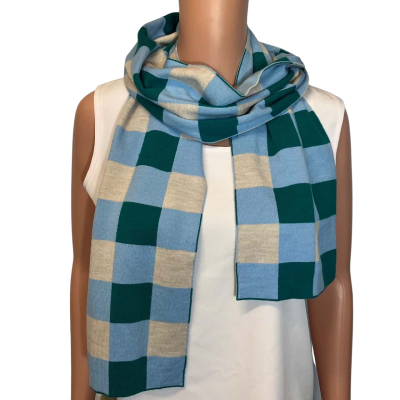 Gorman Merino wool scarf Blue / Green / Multicoloured / Natural 