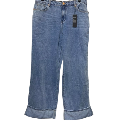  Womens  Size 18 Straight Leg Jeans Blue 
