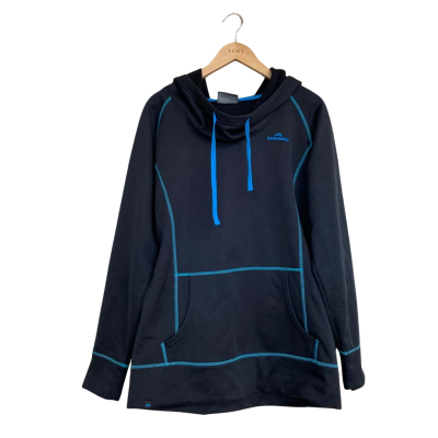 Kathmandu Womens Jumpers Size 12 Hoodie Black  