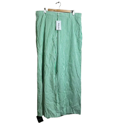 Womens Bohemian Green Stripe Size 2XL Pants