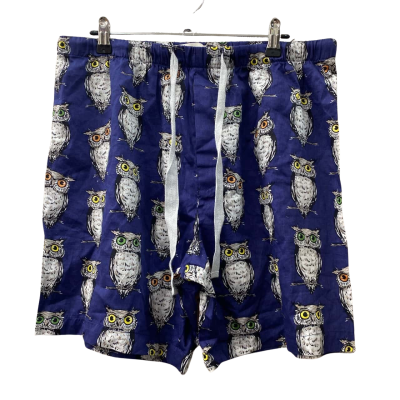 Peter Alexander Mens Pyjama Shorts Size L Animal print / Blue 