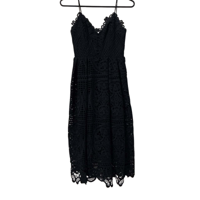 Seed Heritage Womens Lace Dress Size 6 Black  