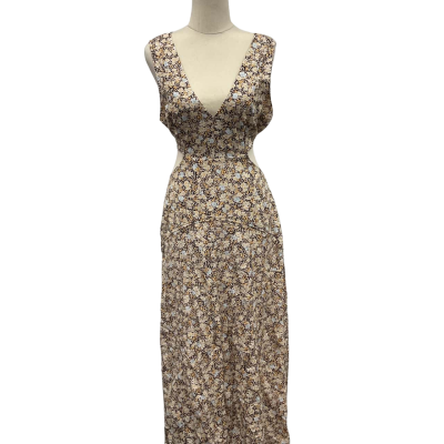 Shona Joy Womens  Size 10 floral cut out Maxi dress