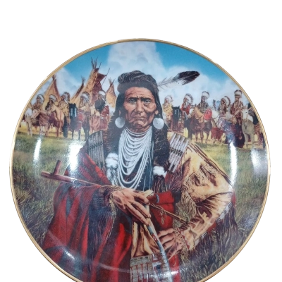 Chief Joseph - Man of Peace by Paul Calle plate 