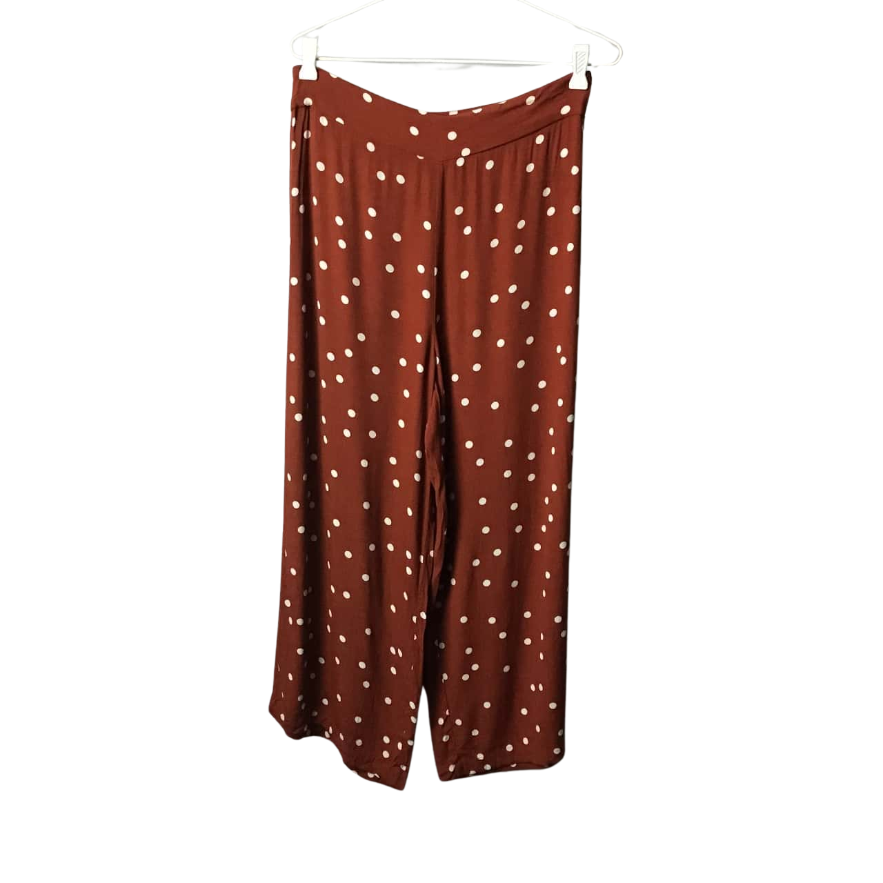 Anessa Straight Leg Pants Polka Dot Cream