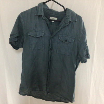Country Road Mens  Size M Flannel Shirt Navy Blue 