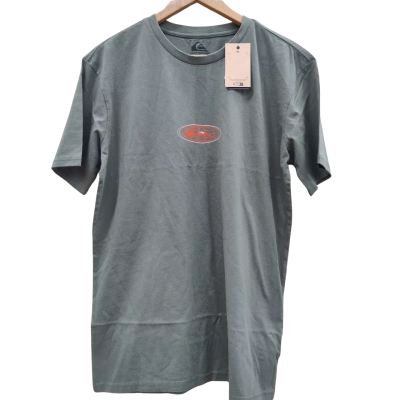 Quiksilver Mens Size M Printed Shirt Olive (4)