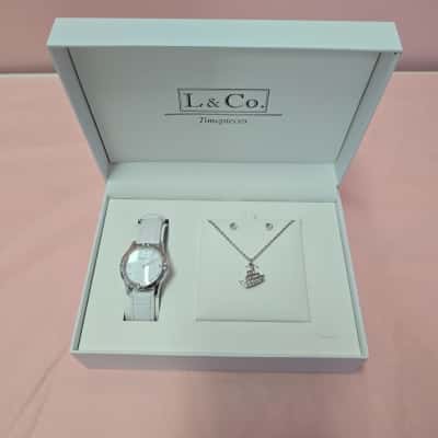 L & Co. Timepieces 3-Piece Women's Gift Set