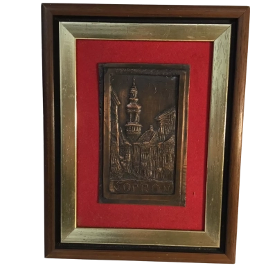 Vintage Predator Metal Wall Plaque Approx 17 x 23cm
