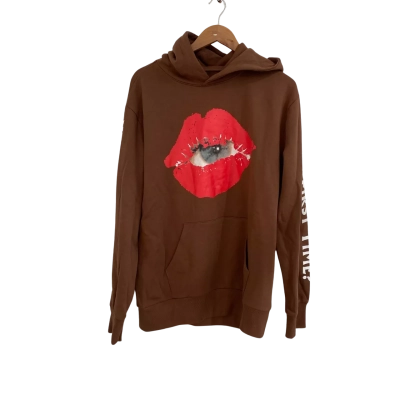 The Kid Laroi 2022 Tour Unisex Size L Hoodie Brown 