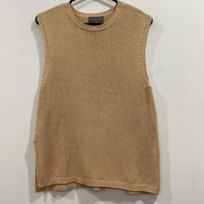 Sheike Womens  Size M Beige tank top 