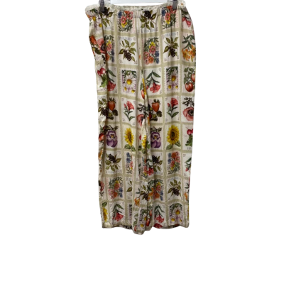 Other (no Tag)  Size 14 Wide Leg Pants Floral pants