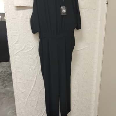 Wayne Cooper Womens  Size 10 Black Jumpsuit NWT RRP$179